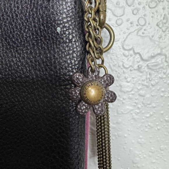 Chala Dazzled Purple Paisley Cell Phone Crossbod Purse adustable strap in - Picture 7 of 15